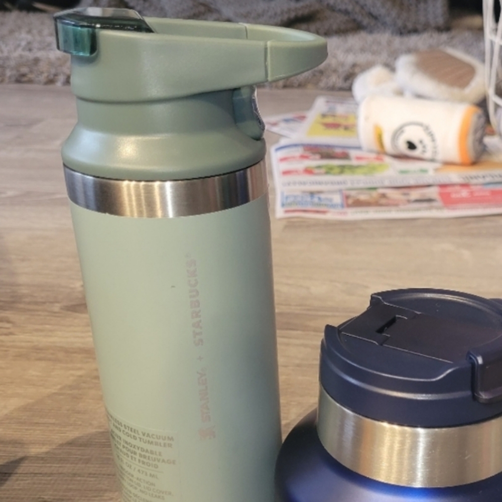 Teal Starbucks × Stanley Tumble